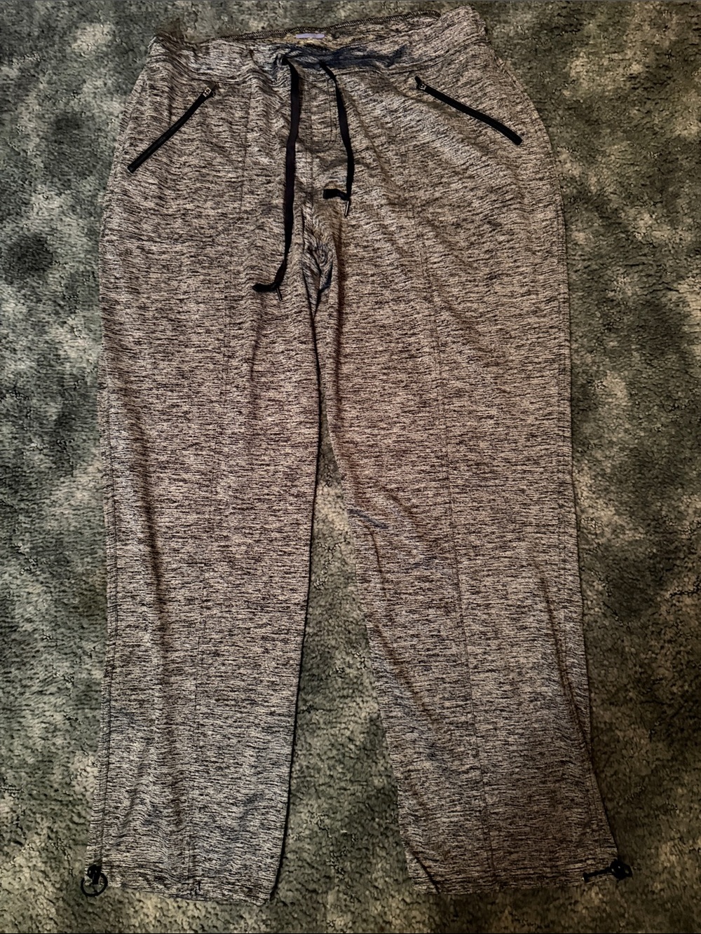 tek gear Gray Marled Drawstring Joggers